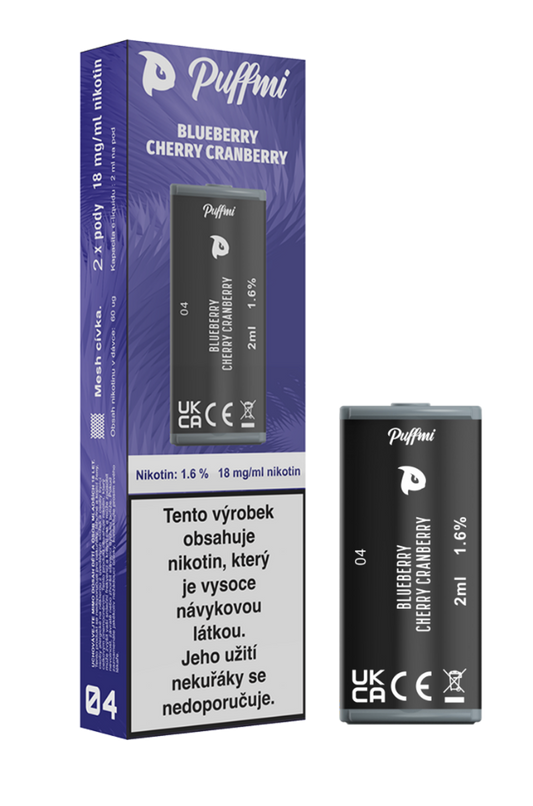 Puffmi 4IN1 pods - Blueberry Cherry Cranberry