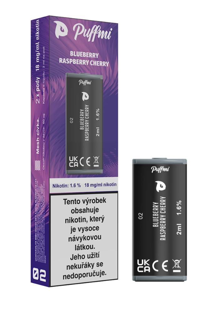 Puffmi 4IN1 pods - Blueberry Raspberry Cherry